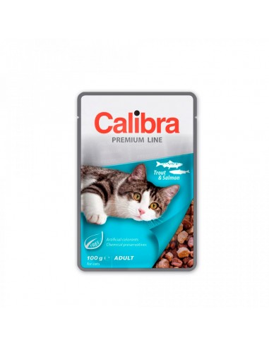 Calibra Cat Adulto Trucha y Salmón Sobre