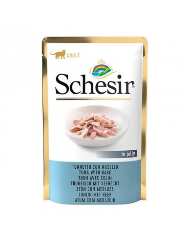 Schesir Gatos Atun con Merluza Bolsita