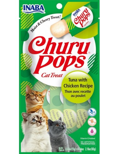 Churu Gato Pops Atún con Pollo