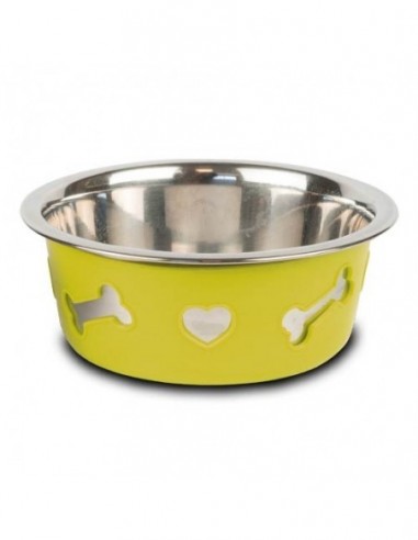 Comedero Acero Inox Silicona Lima