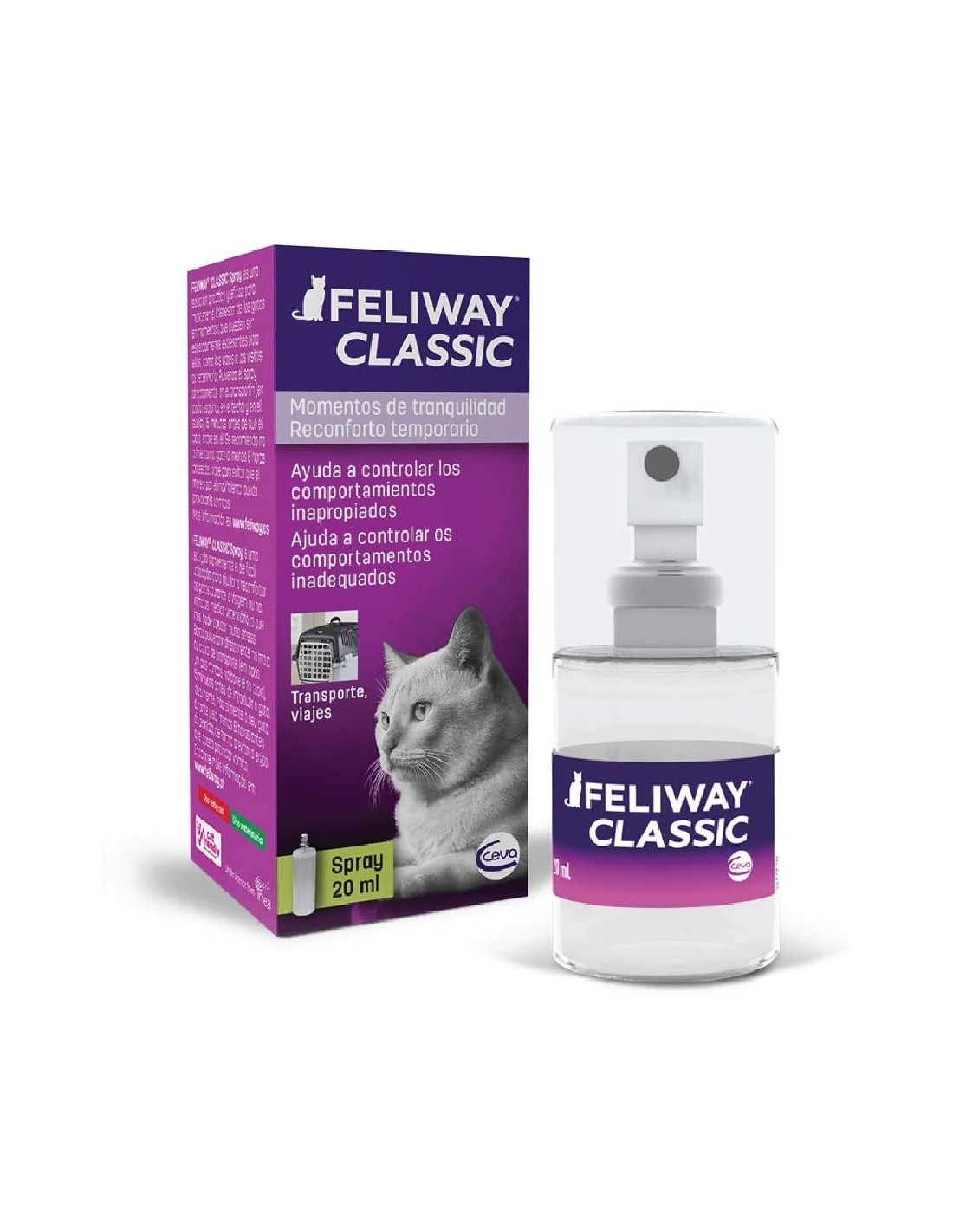 FELIWAY SPRAY 60 ml Feromona Facial antiestres para gatos