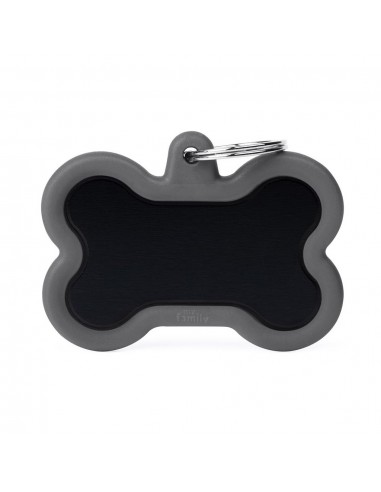 Placa MyFamily Hushtag Hueso Aluminio...