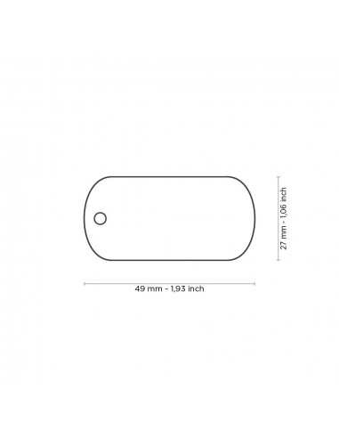 Placa MyFamily Hushtag Military...