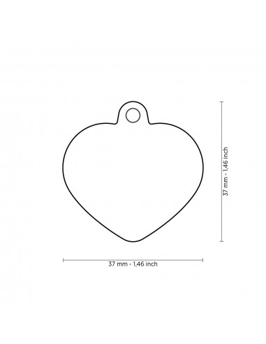 Placa MyFamily Hushtag Corazon Laton...