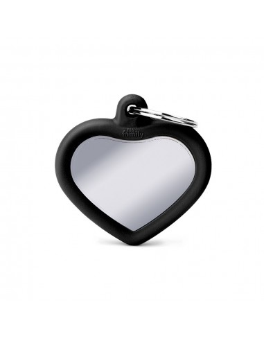 Placa MyFamily Hushtag Corazon Laton...