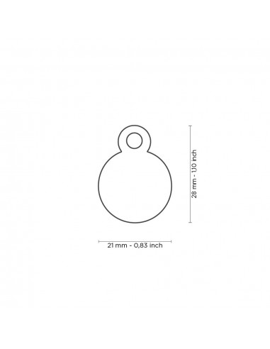 Placa MyFamily Basic Circulo Pequeño... Placa MyFamily Basic Circulo Pequeño...