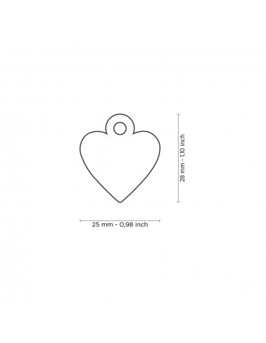 Placa MyFamily Basic Corazon Grande... Placa MyFamily Basic Corazon Grande...