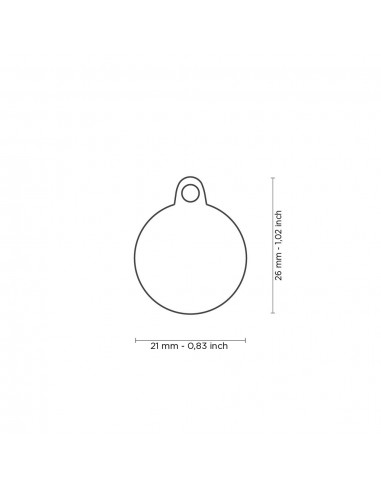 Placa MyFamily Classic Circulo...