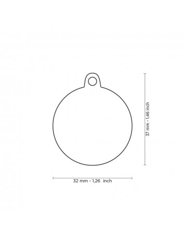 Placa MyFamily Classic Circulo Grande...