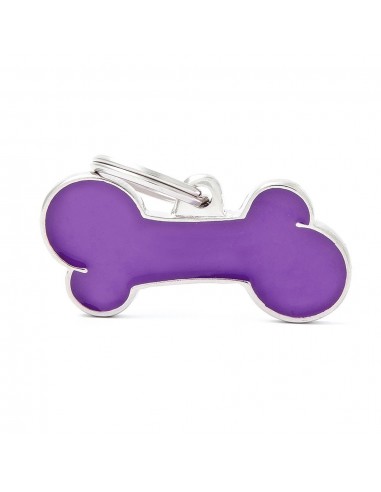 Placa MyFamily Classic Hueso XL Morado