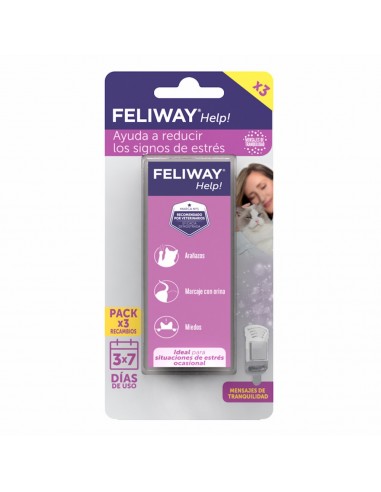 Feliway Help Recambio Pack 3 Unidades