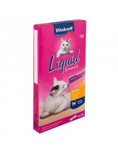 Vitakraft Gato Liquid Snack Pollo Con...