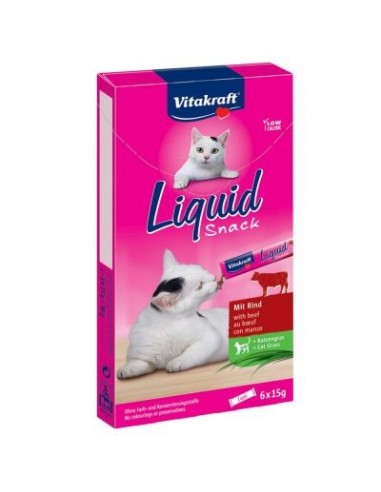 Vitakraft Gato Liquid Snack Ternera...