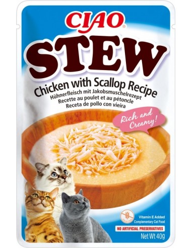 Churu Gato Guiso Pollo Y Vieira