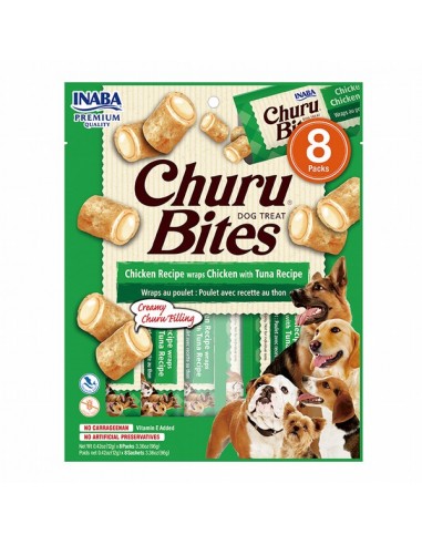 Churu Perro Bites Receta de Pollo Y Atún