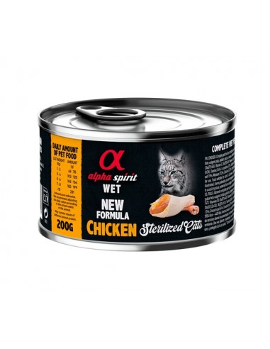 Alpha Spirit Gato Lata Sterilized Pollo