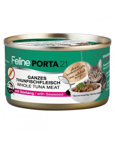 Porta 21 Feline Atun con Algas Lata