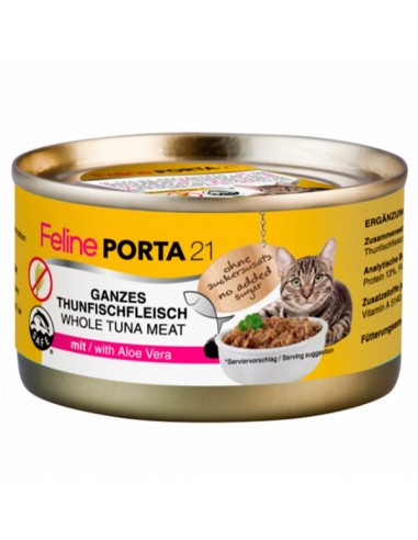 Porta 21 Feline Atun con Aloe Lata