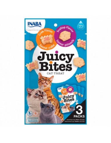 Churu Gato Juicy Bites Vieira y Cangrejo