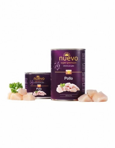 Nuevo Gato Pollo Lata