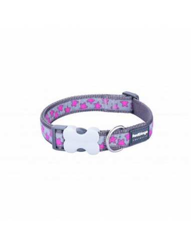 Red Dingo Collar Perro Estrellas