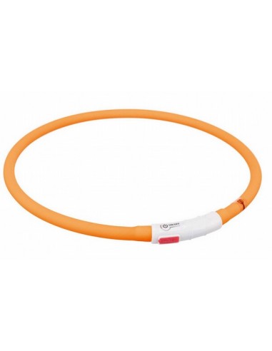 Trixie Collar Luminoso USB XS-XL Naranja