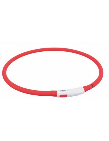 Trixie Collar Luminoso USB XS-XL Rojo