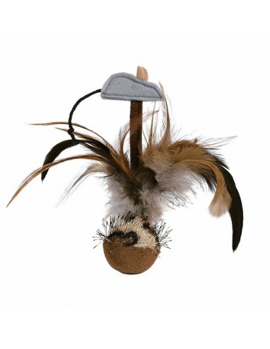 Trixie Juguete Gato Bola Plumas