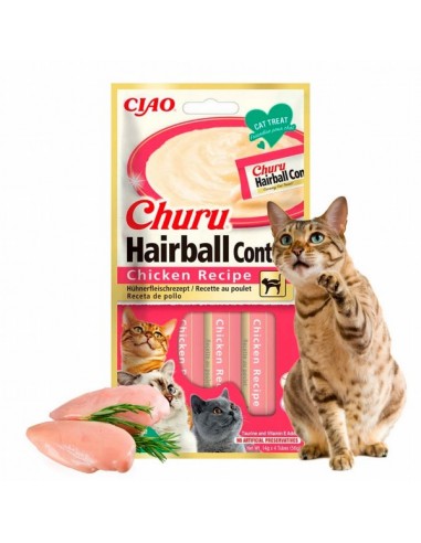 Churu Gato Hairball Pollo
