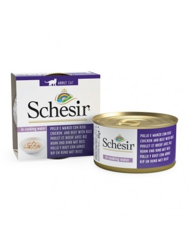 Schesir Gato Pollo y Buey con Arroz...