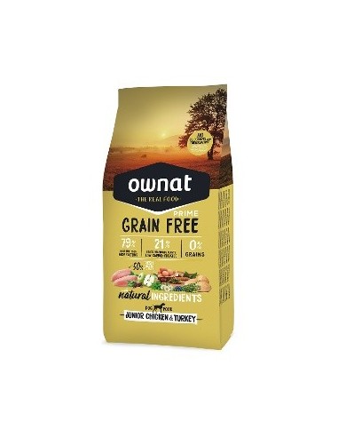 Ownat Prime Grain Free Junior Pollo y...