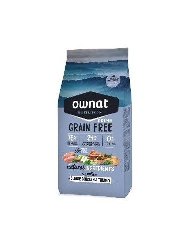 Ownat Prime Grain Free Senior Pollo y...