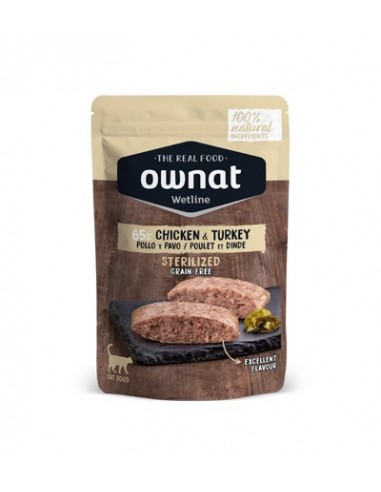 Ownat Wetline Cat Pollo y Pavo...