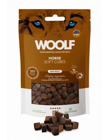 Woolf Perro Snack Semihúmedos Caballo