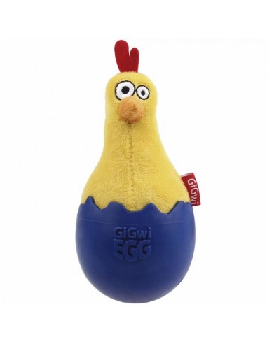Juguete Perro Gigwi Egg Gallo Bamboleo