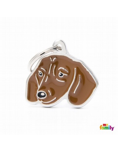 Placa MyFamily Friends Perro Teckel...