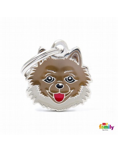 Placa MyFamily Friends Perro Pomerania