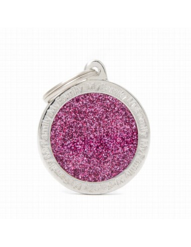 Placa MyFamily Shine Círculo Pequeño...