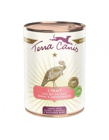 Terra Canis Light Pavo Apio Piña Lata