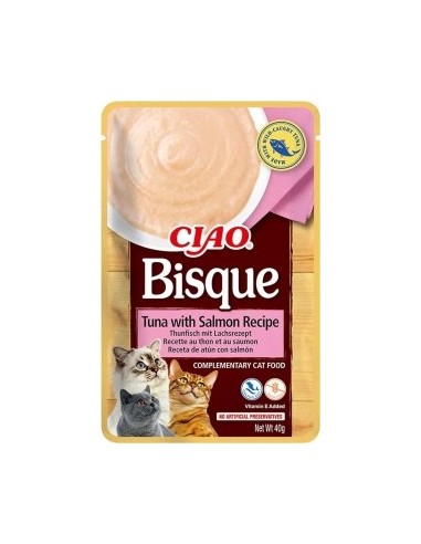 Churu Gato Bisque Atún con Salmón