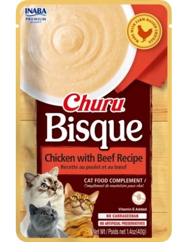 Churu Gato Bisque Pollo Con Ternera