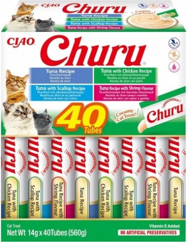 Churu Gato Variedades de Atún con...