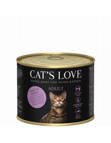 Cat's Love Adult Pescado Y Pollo Lata