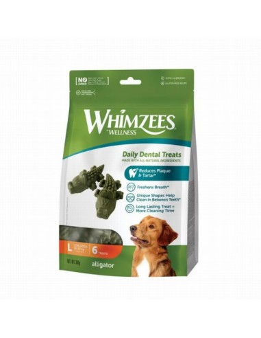 Whimzees Snack Dental Alligator L 6... Whimzees Snack Dental Alligator L 6...