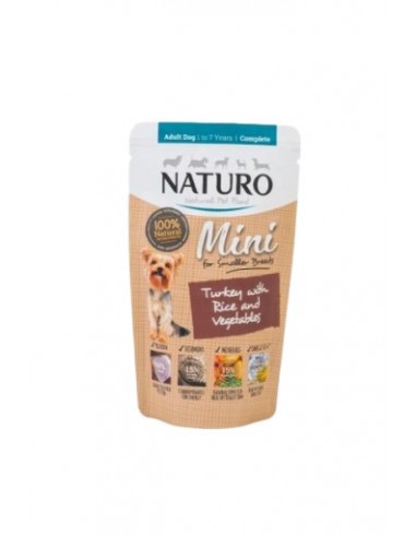 Naturo Dog Adult Mini Pavo Y Arroz...