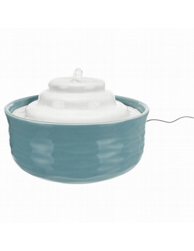 Trixie Fuente Cerámica Azul Petroleo