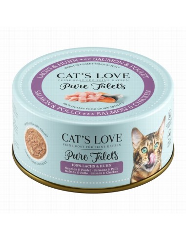 Cat's Love Puro Filets Salmón Y Pollo...