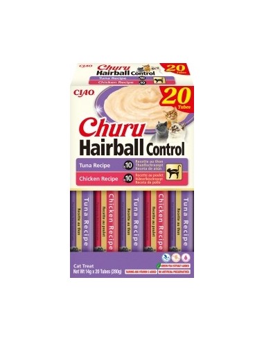 Churu Gato Variedades Hairball Atun Y...