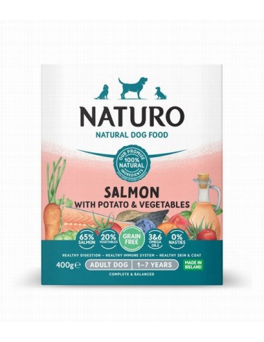 Naturo Dog Adult GF Salmón Y Arroz