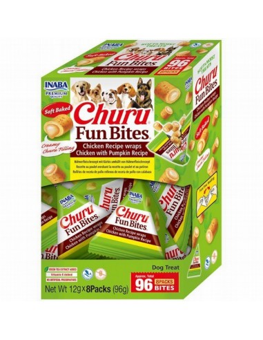 Churu Perro Fun Bites Pollo Con Calabaza